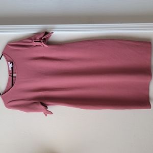 Motherhood Maternity Mauve Midi Dress